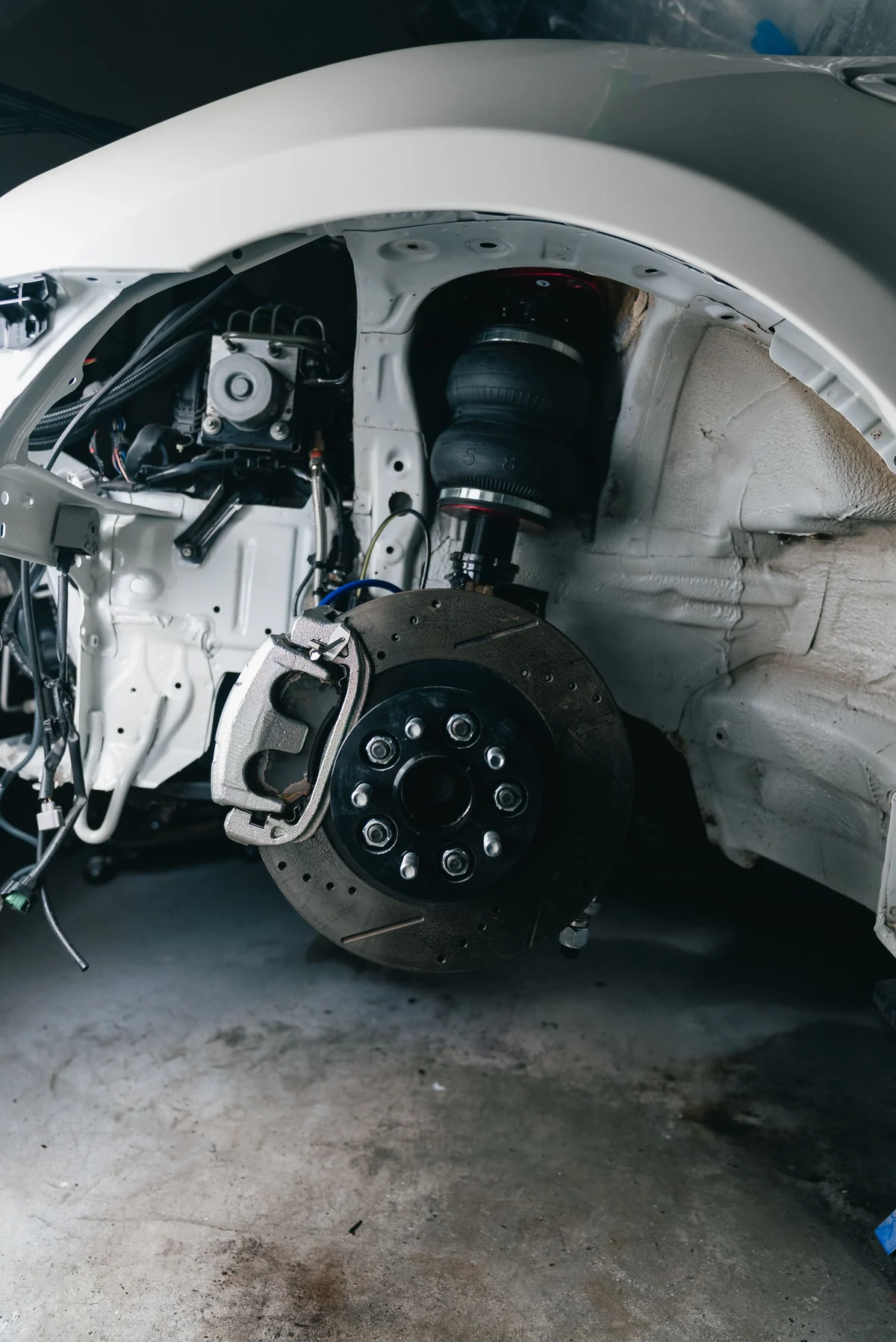 Suspension — illustrative service photograph